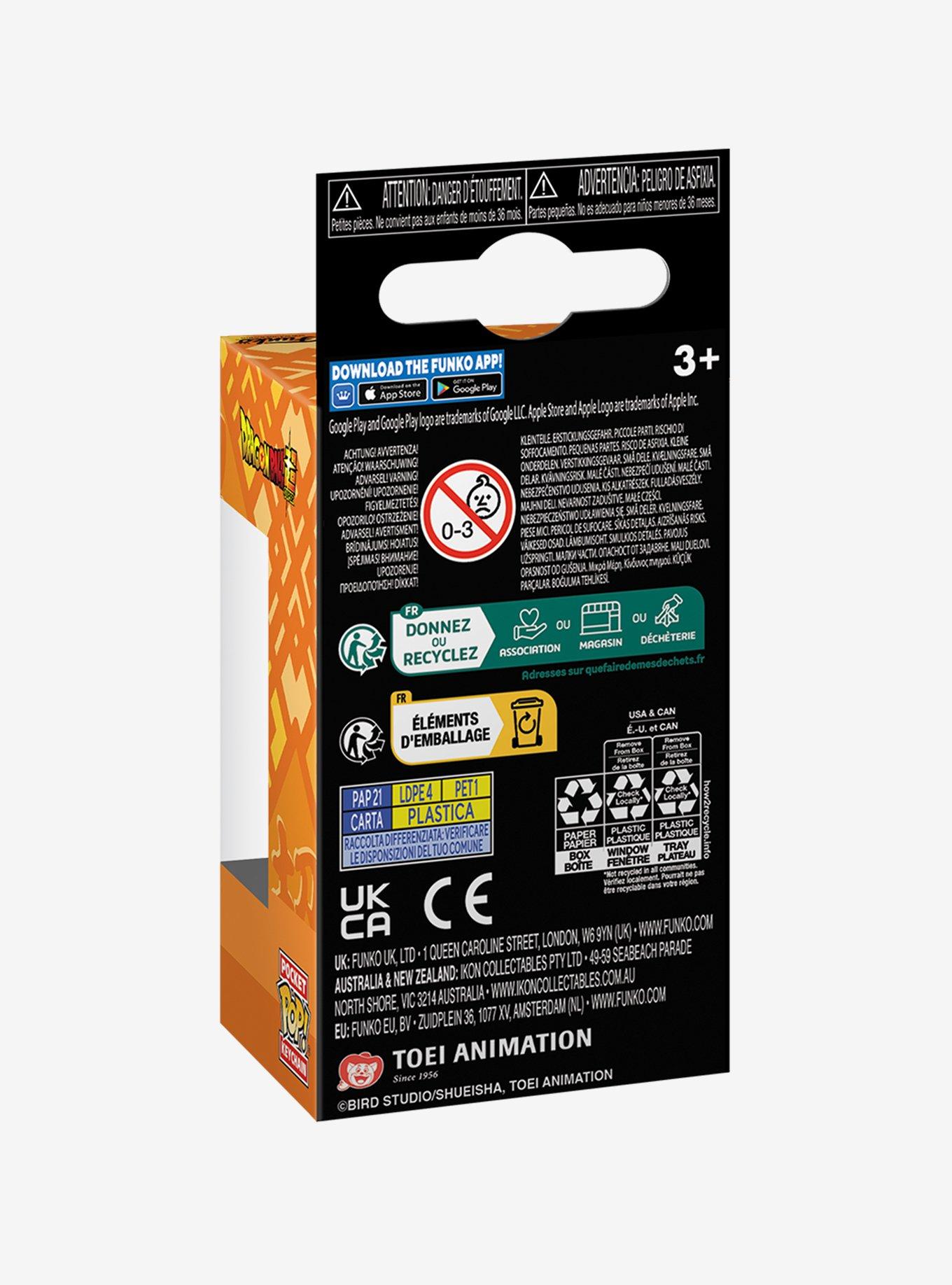 Funko Pocket Pop! Dragon Ball Z Goku Super Saiyan Rosé Glow-in-the-Dark Vinyl Keychain — BoxLunch Exclusive, , alternate