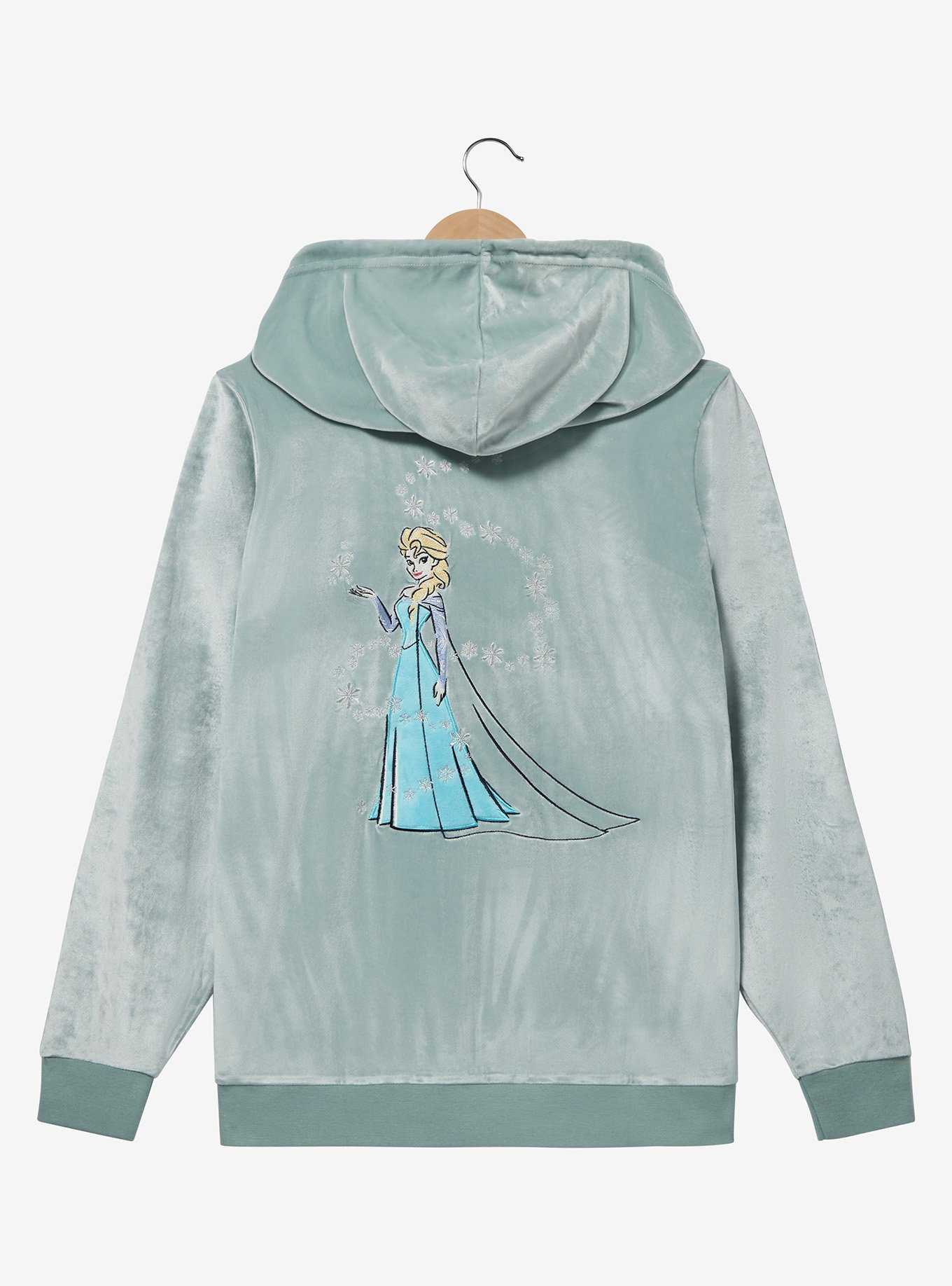 Disney Frozen Elsa Portrait Zip-Up Hoodie Plus Size, , hi-res