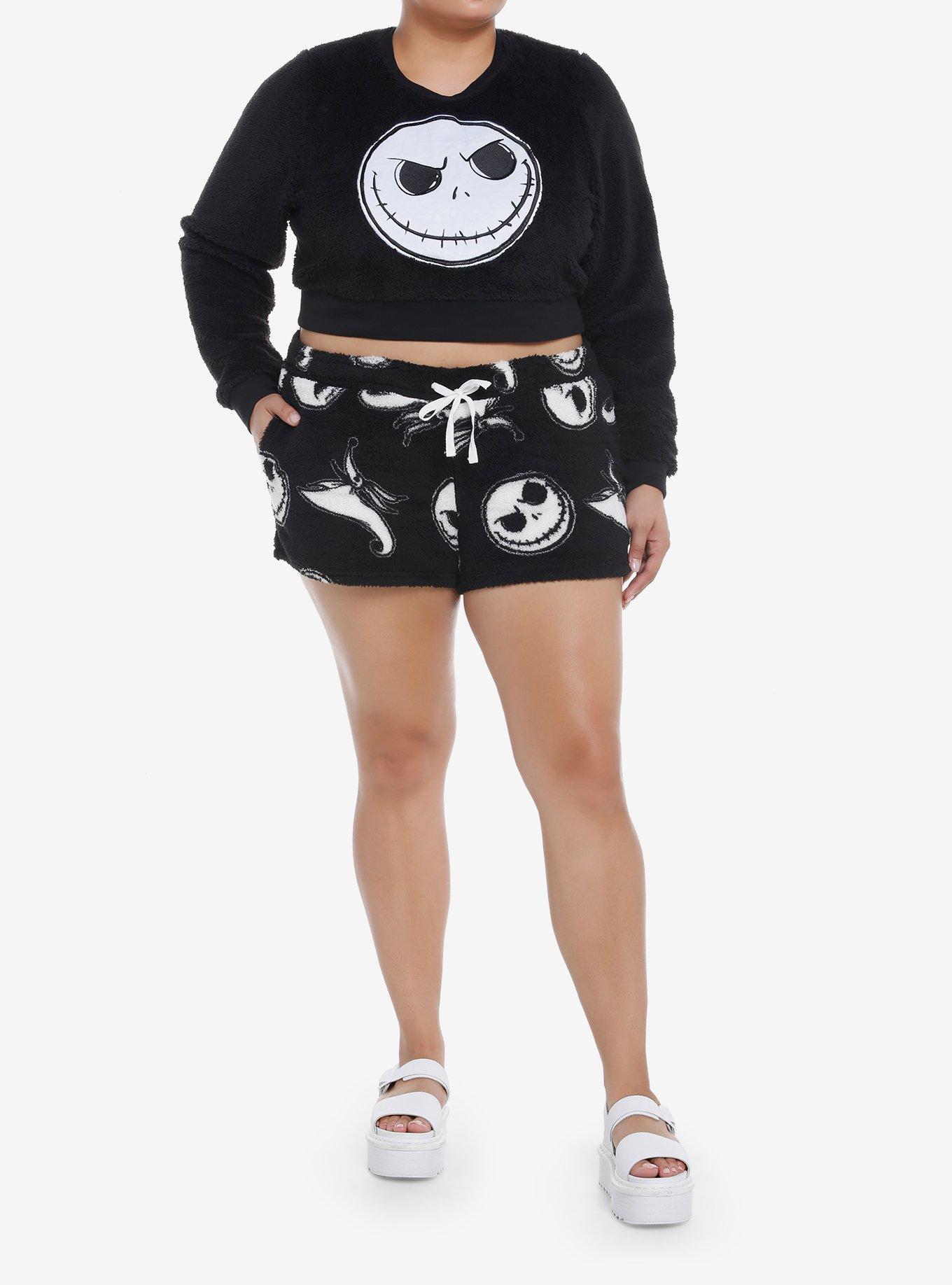 The Nightmare Before Christmas Jack & Zero Sherpa Lounge Set Plus Size, , hi-res