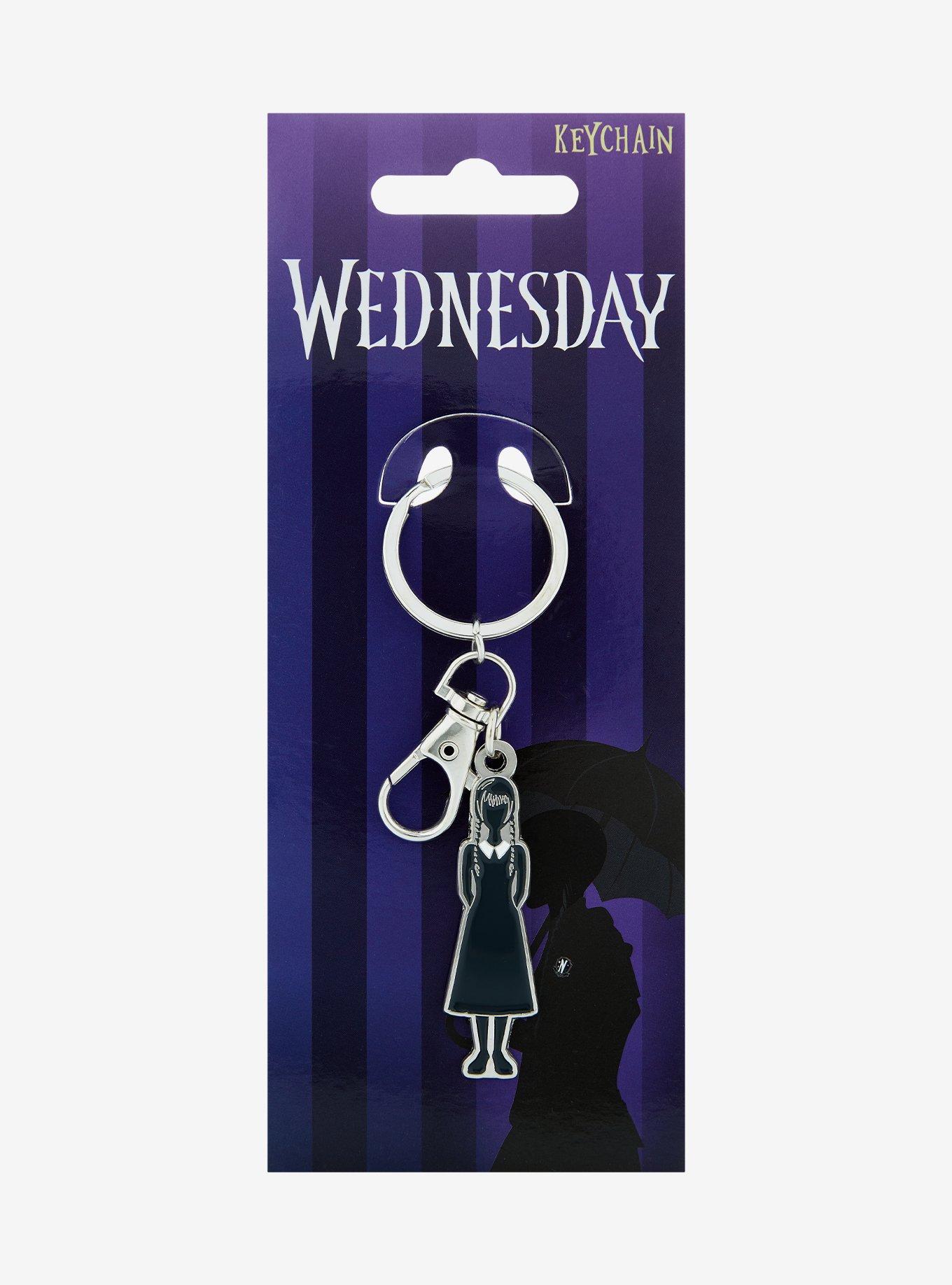 Wednesday Silhouette Keychain - BoxLunch Exclusive , , alternate