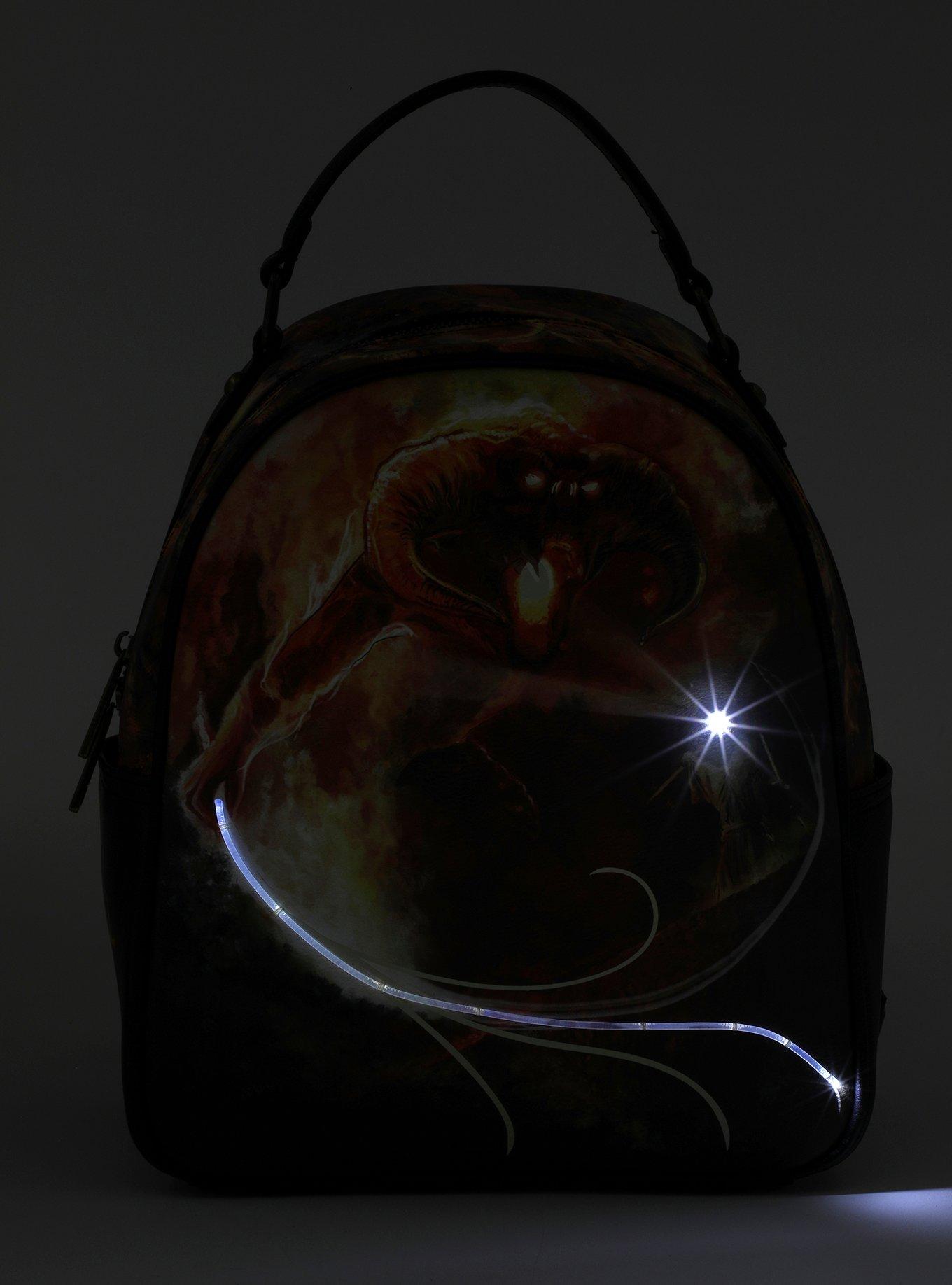 Our Universe The Lord of the Rings Balrog Light Up Mini Backpack - BoxLunch Exclusive, , alternate