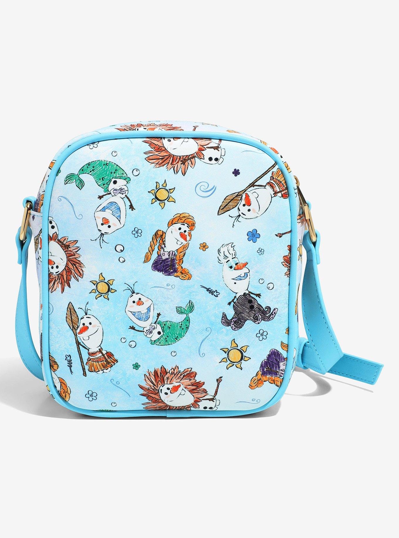 Our Universe Disney Frozen Olaf Allover Print Crossbody Bag - BoxLunch Exclusive, , alternate