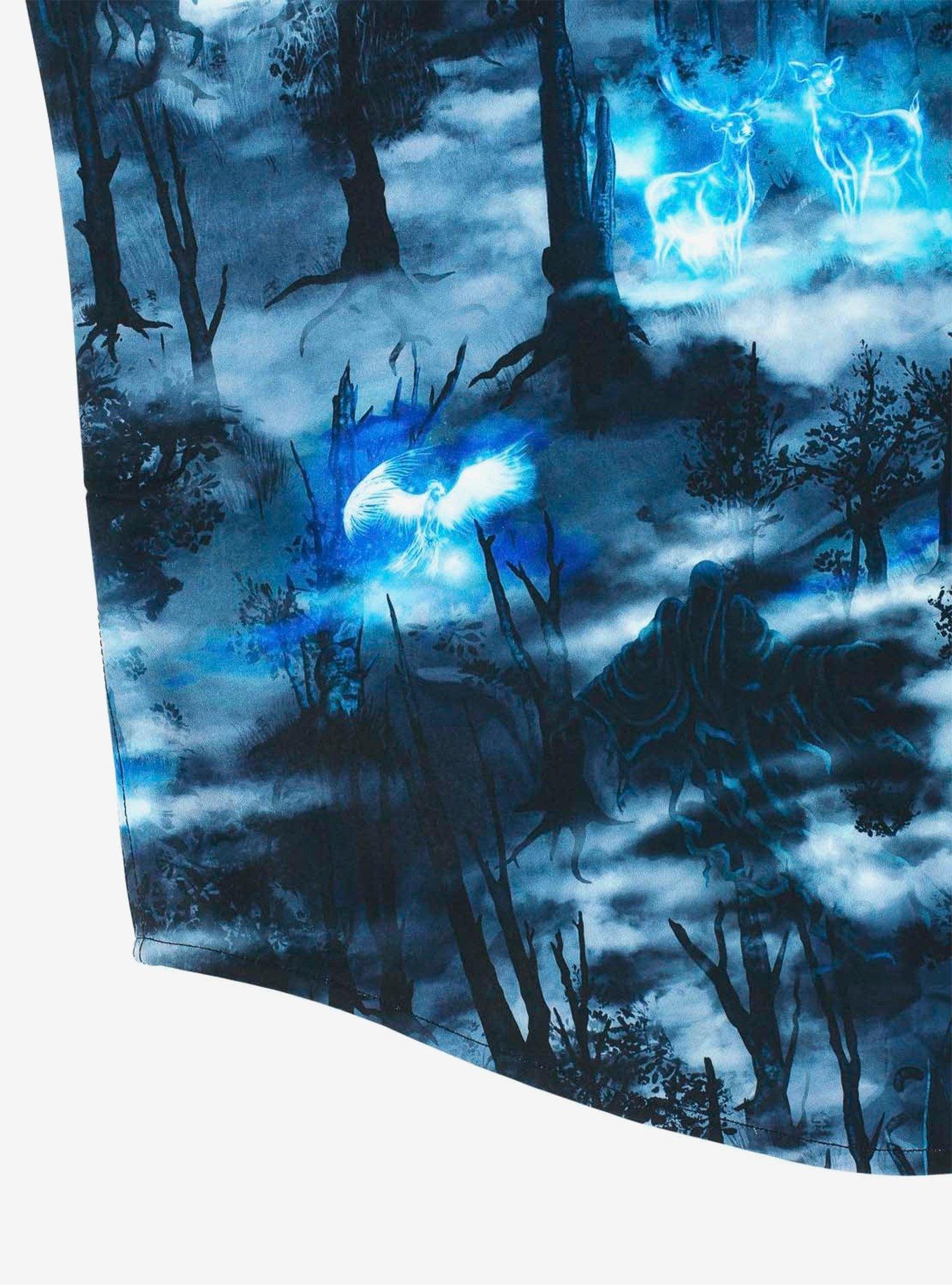 RSVLTS Harry Potter "Expecto Patronum" Button-Up Shirt, BLACK, alternate