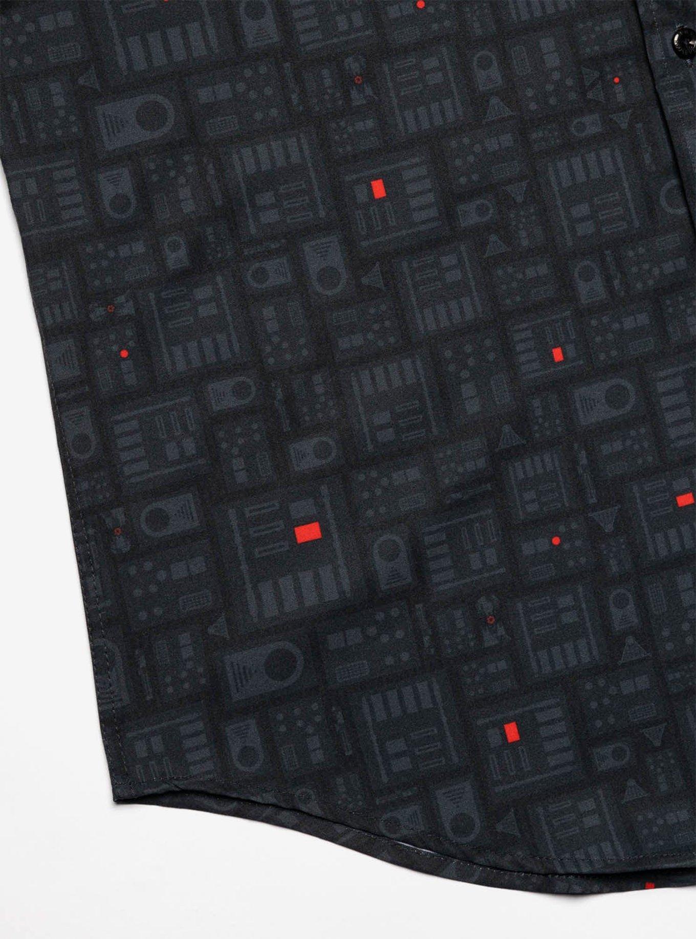 RSVLTS Star Wars "Shades of Vader" Button-Up Shirt, BLACK, alternate