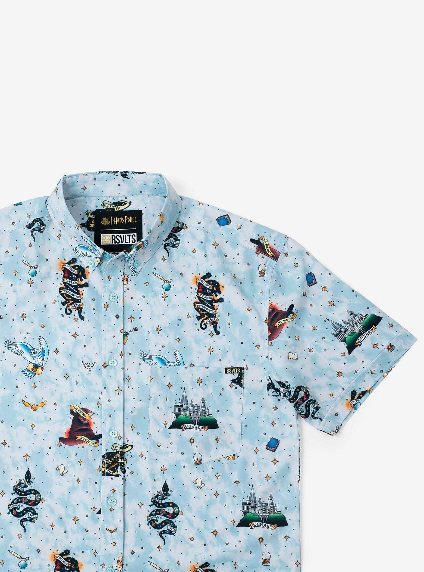 RSVLTS Harry Potter "Wizarding Ink" Button-Up Shirt, , hi-res