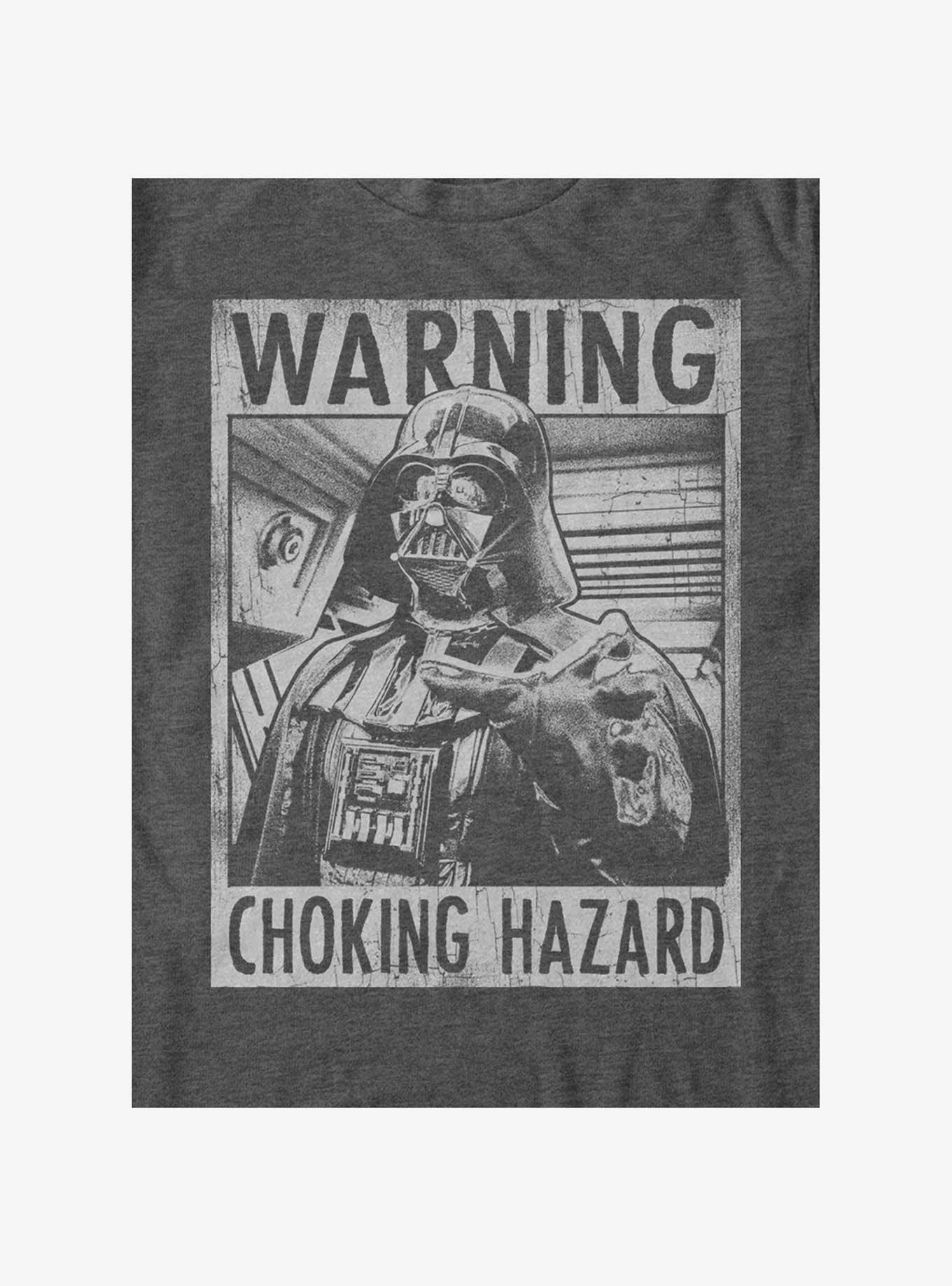 Star Wars Choking Hazard Vader Big & Tall T-Shirt, CHAR HTR, alternate