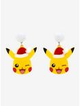 Pokémon Pikachu Santa Hat Earrings - BoxLunch Exclusive, , alternate