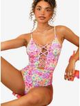 Dippin' Daisy's Bliss Swim One Piece Garden Gables Floral, FLORAL - PINK, alternate