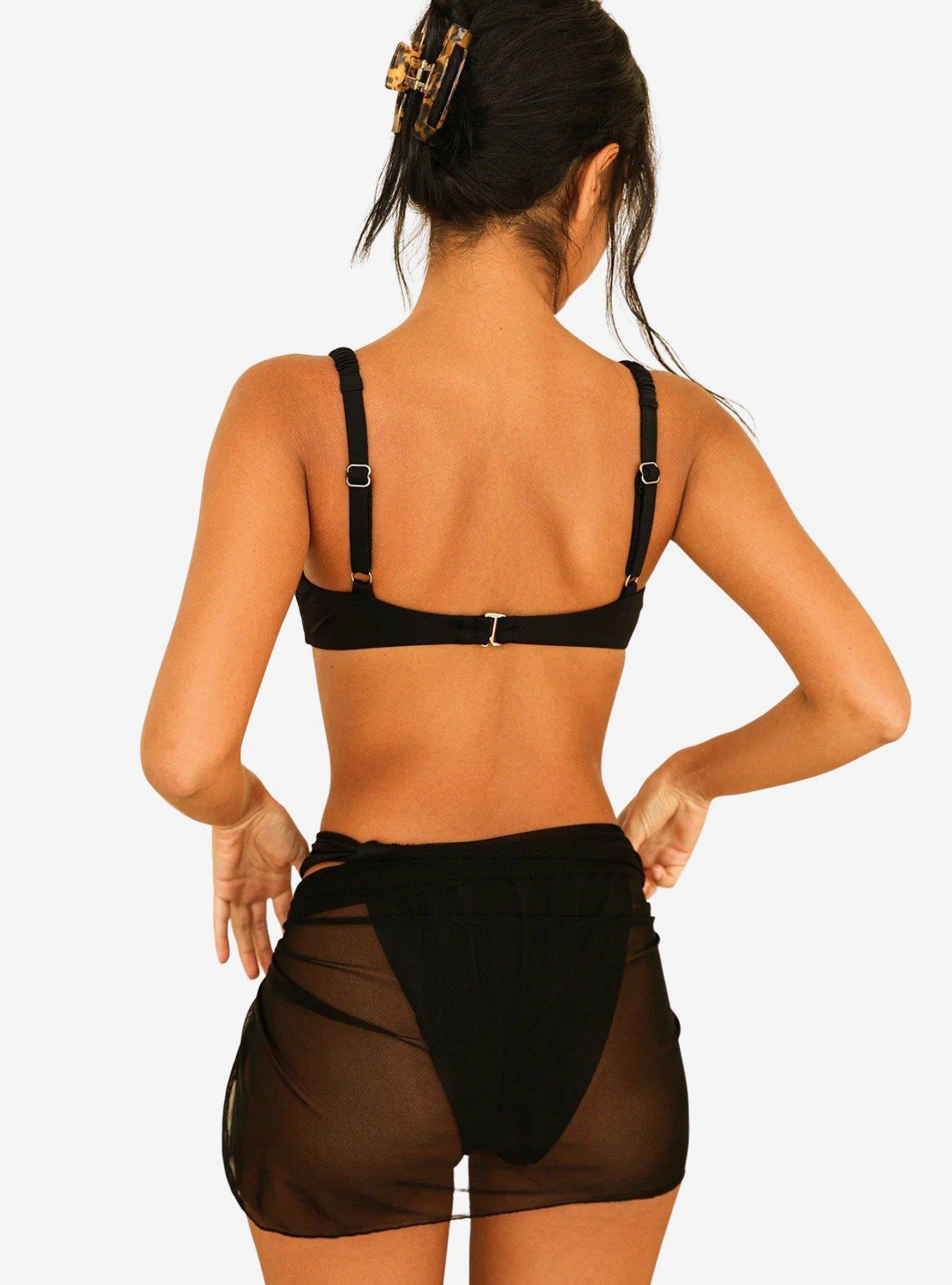 Dippin' Daisy's Hidden Oasis Sarong Black, , alternate