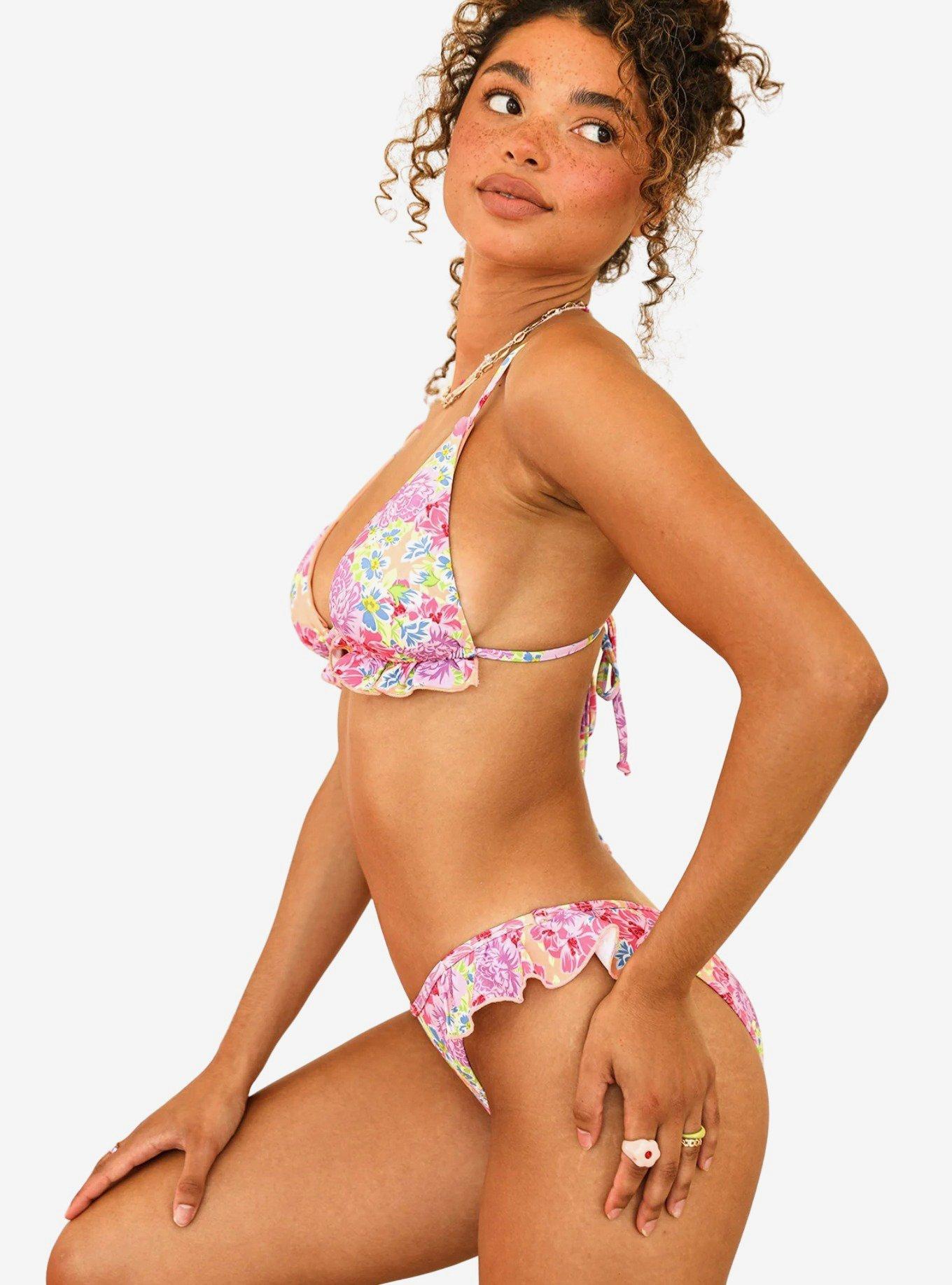 Dippin' Daisy's Lillian Swim Bottom Garden Gables Floral, FLORAL - PINK, alternate