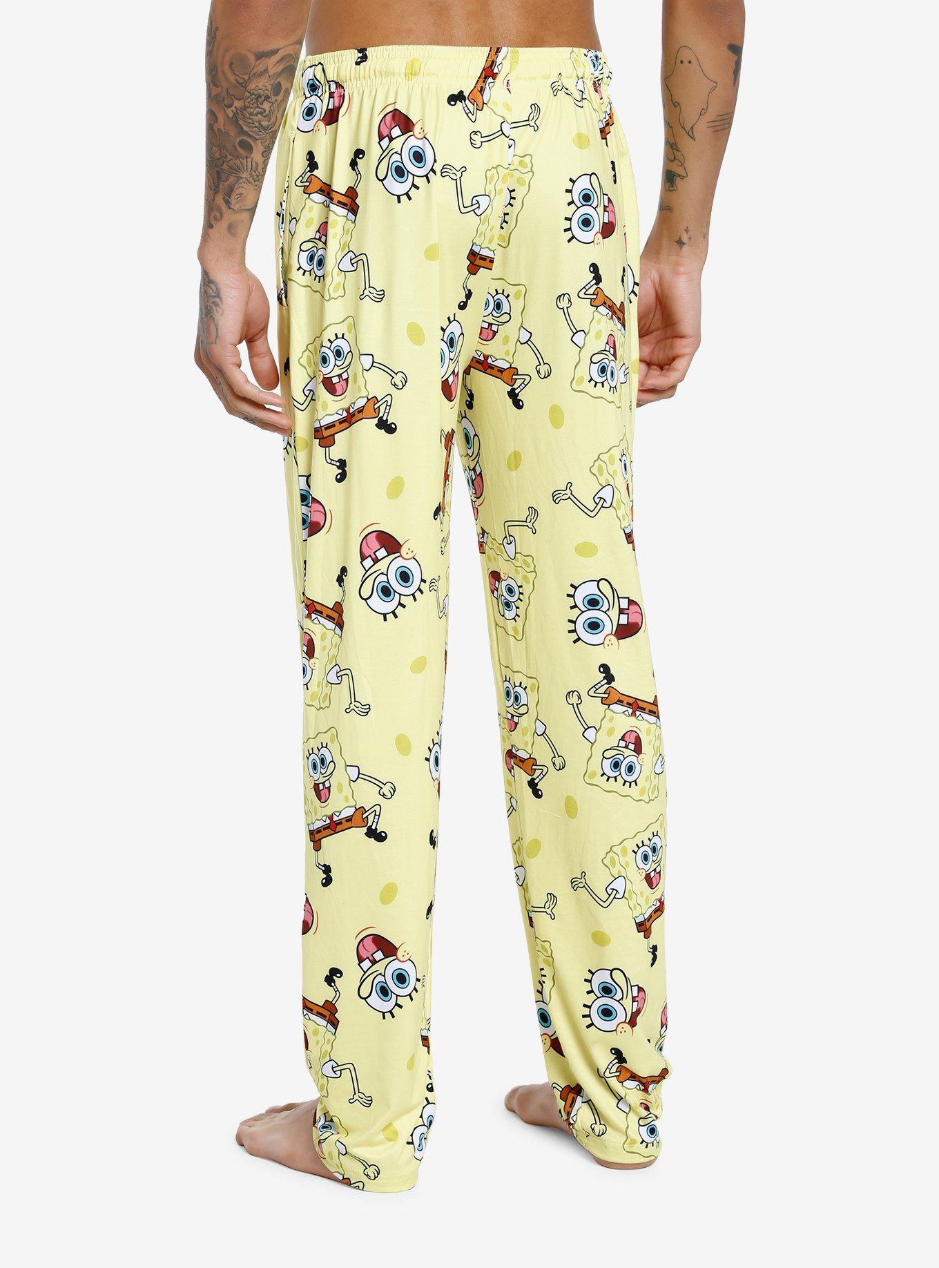 SpongeBob SquarePants Allover Print Pajama Pants, MULTI, alternate
