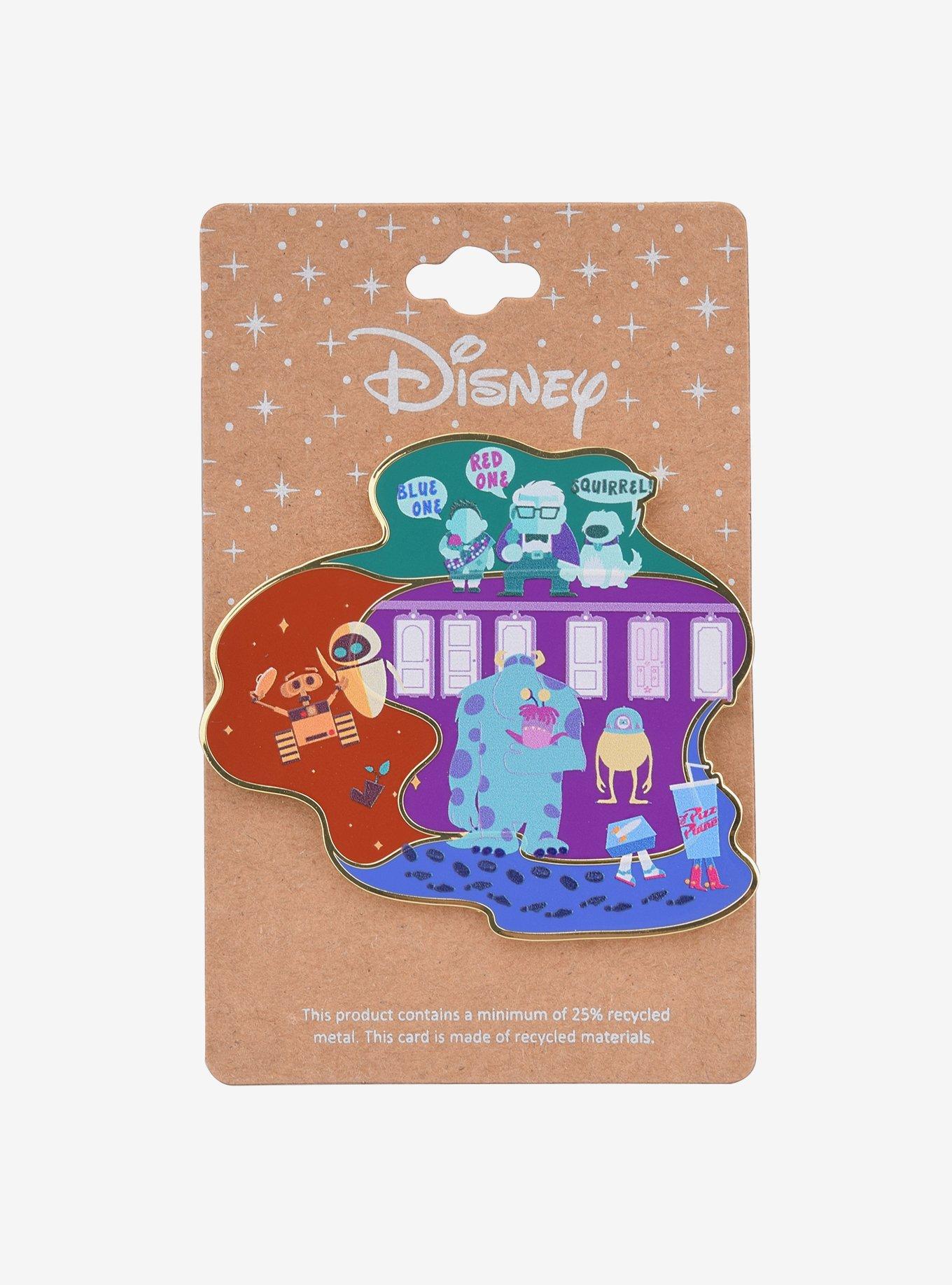 Disney Pixar Movies Collage Enamel Pin - BoxLunch Exclusive, , hi-res