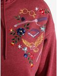 Her Universe Harry Potter Floral Icons Hoodie Her Universe Exclusive, BRICK, alternate