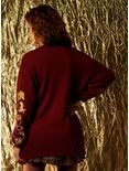 The Hunger Games: The Ballad Of Songbirds & Snakes Embroidered Cardigan, BURGUNDY, alternate