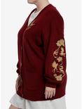 The Hunger Games: The Ballad Of Songbirds & Snakes Embroidered Cardigan Plus Size, BURGUNDY, alternate