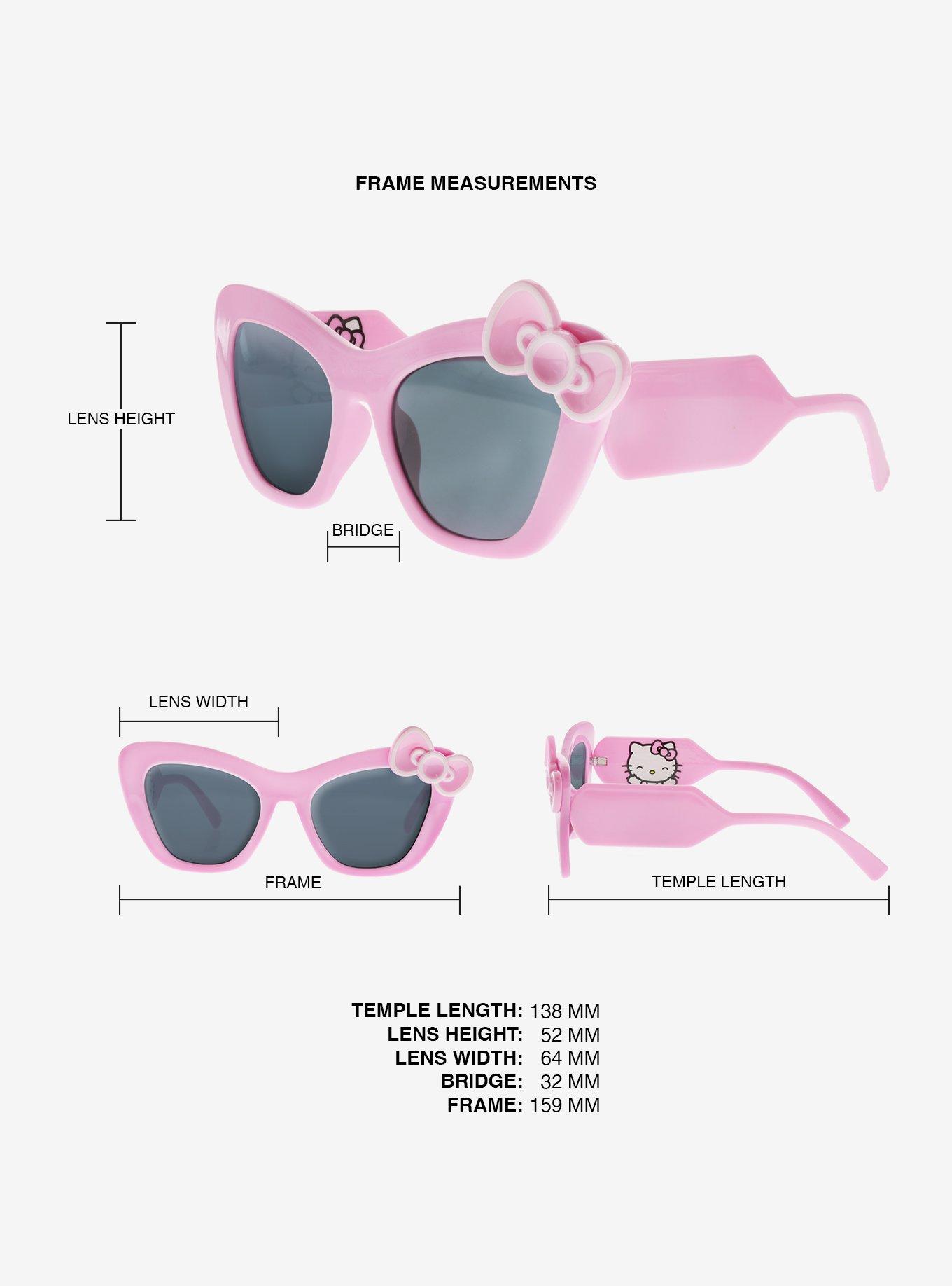 Sanrio Hello Kitty Bow Cat Eye Sunglasses, , alternate