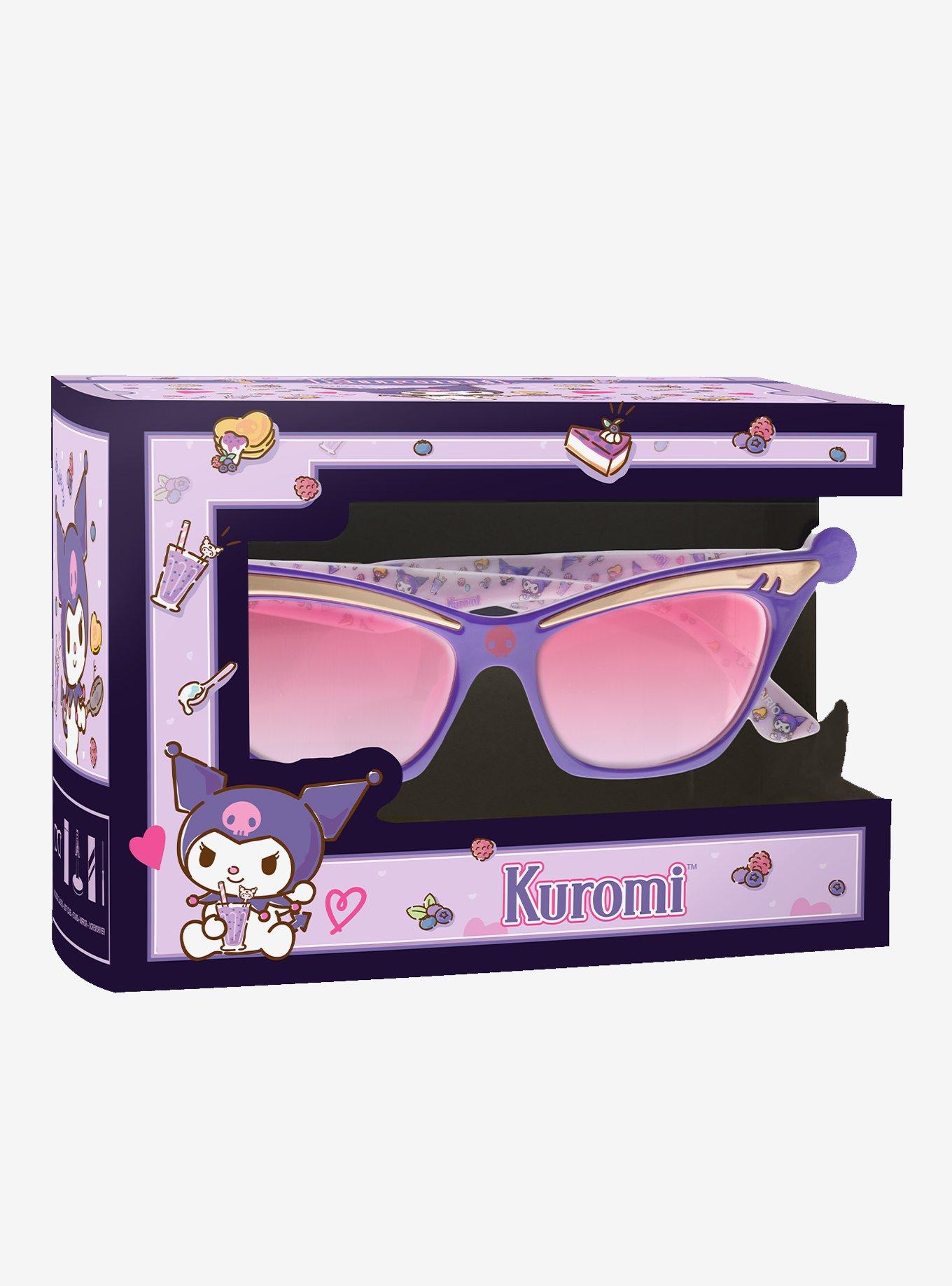 Sanrio Kuromi Blueberry Cat Eye Sunglasses, , alternate