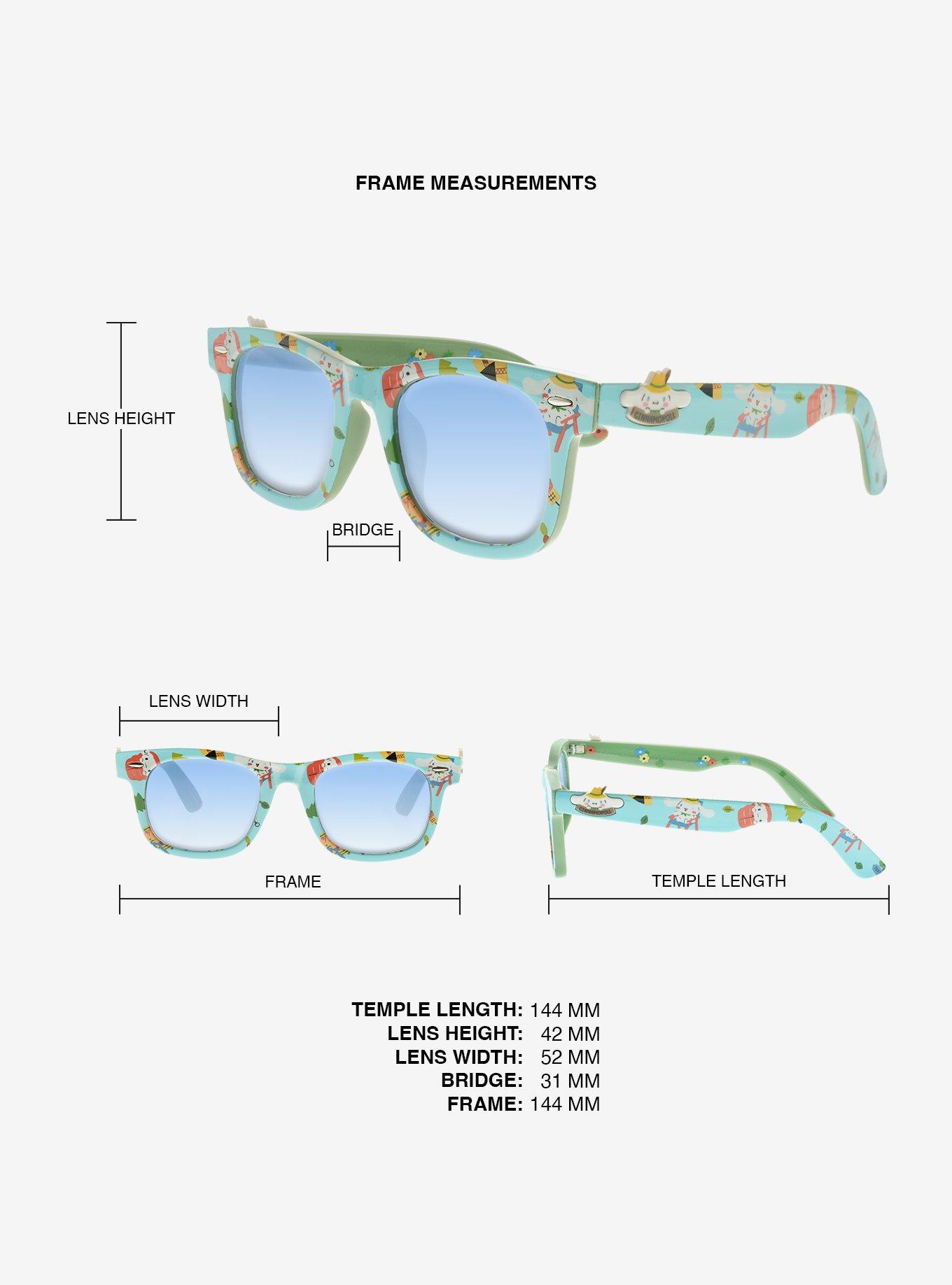 Sanrio Cinnamoroll Camping Allover Print Sunglasses, , alternate