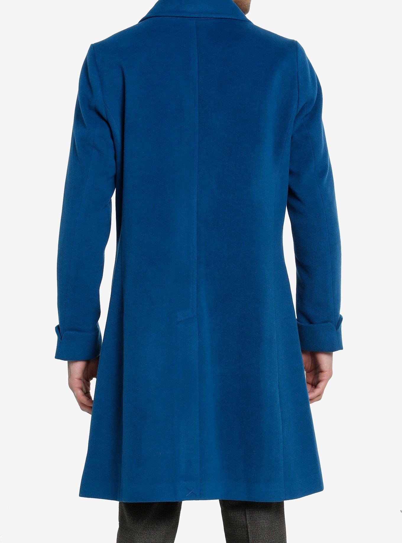 Doctor Who TARDIS Double-Breasted Coat, BLUE, alternate