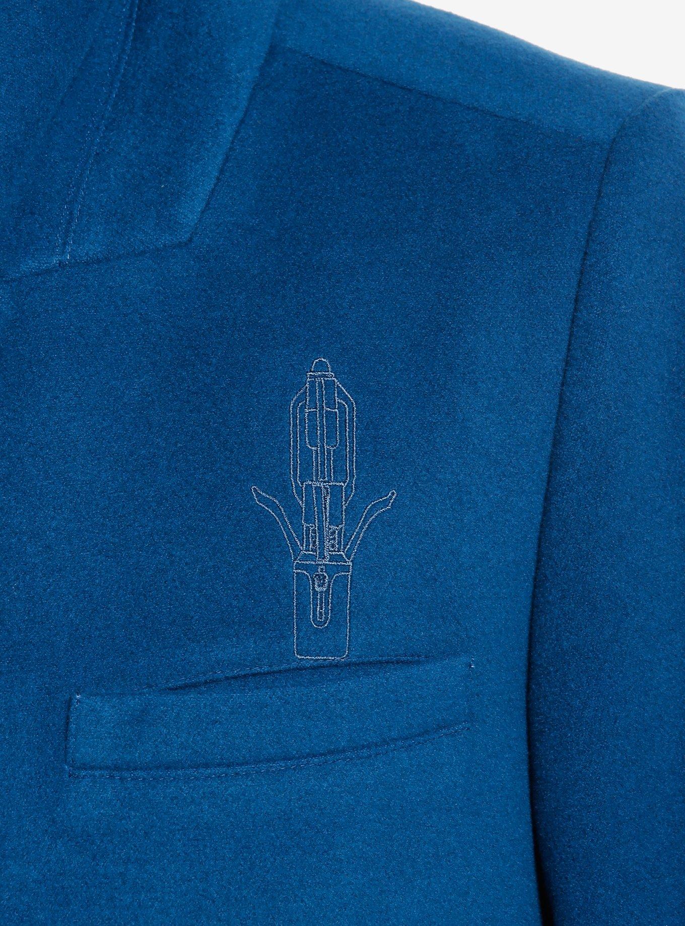 Doctor Who TARDIS Double-Breasted Coat, BLUE, alternate