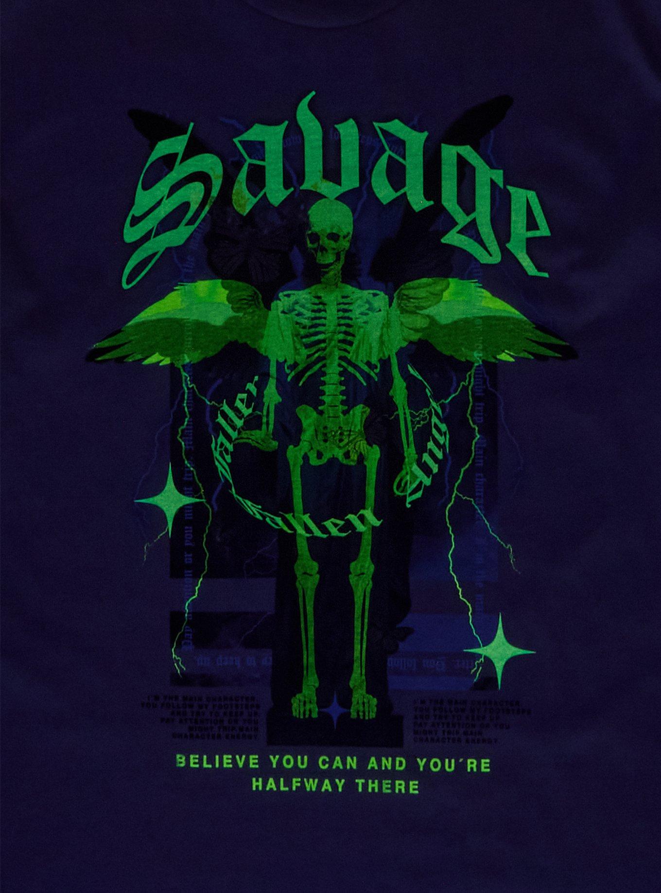 Savage Hidden Glow-In-The-Dark T-Shirt, MULTI, alternate