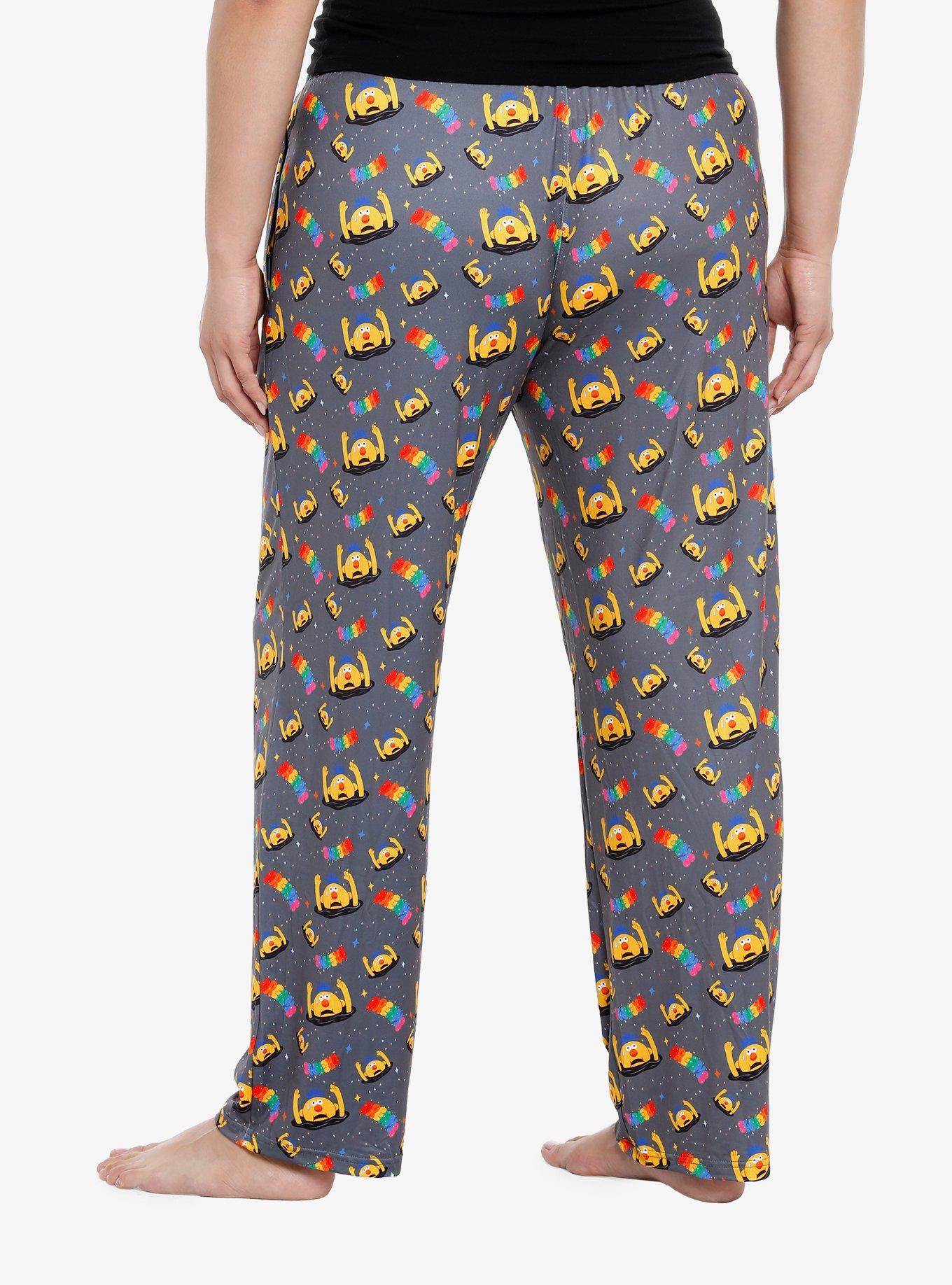 Don't Hug Me I'm Scared Yellow Guy Girls Pajama Pants Plus