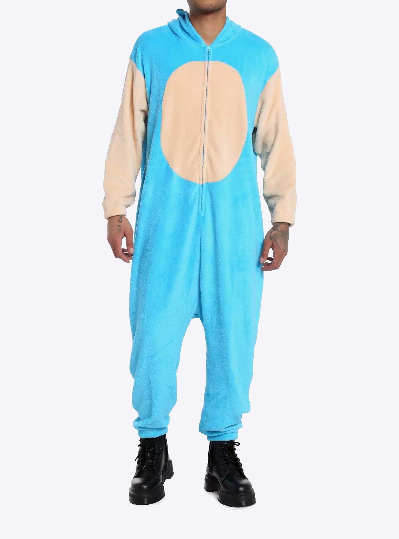 Sonic The Hedgehog Sonic Kigurumi, BLUE, alternate