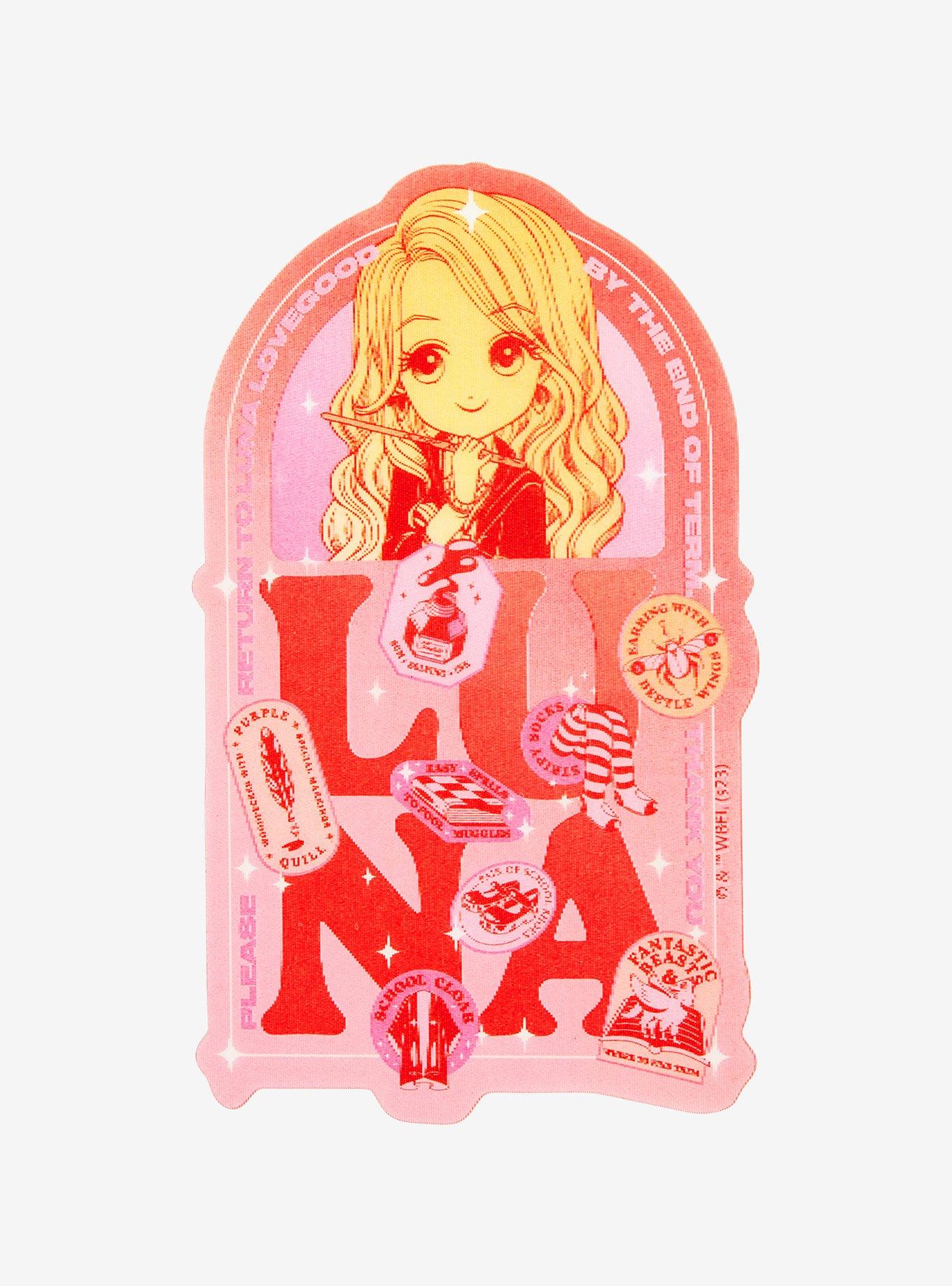 Harry Potter Luna Lovegood Lenticular Portrait Sticker - BoxLunch Exclusive, , hi-res