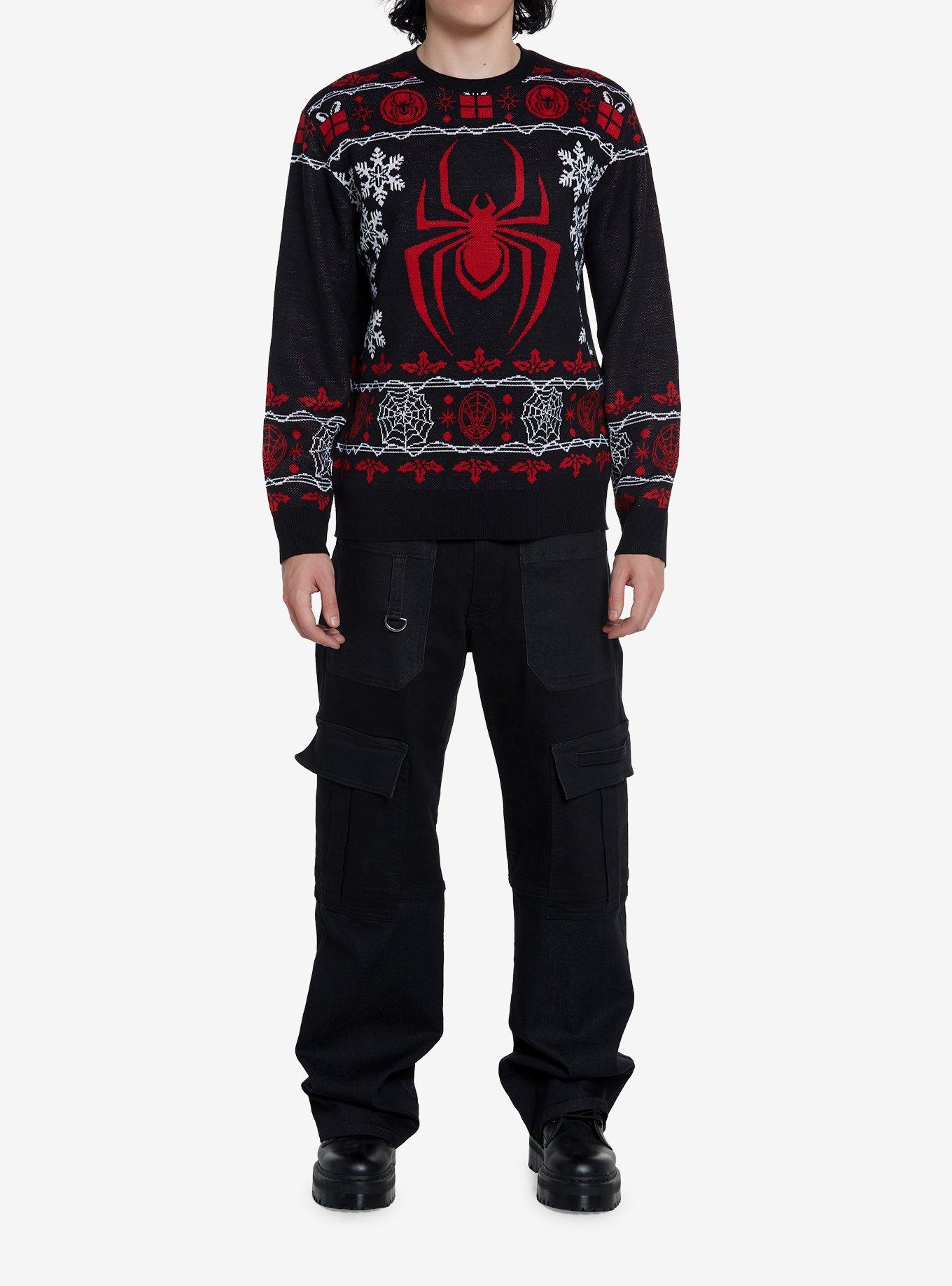Marvel Spider-Man Miles Morales Holiday Sweater, MULTI, alternate