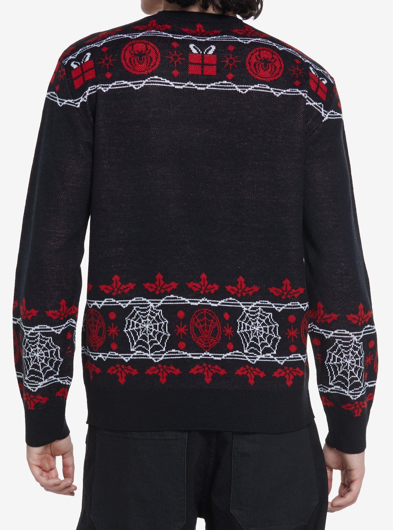 Marvel Spider-Man Miles Morales Holiday Sweater, MULTI, alternate