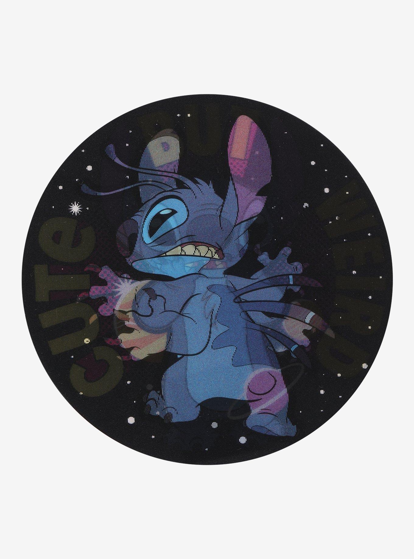 Disney Lilo & Stitch Space Stitch Lenticular Sticker - BoxLunch Exclusive, , alternate