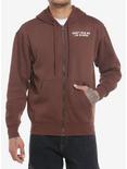 Don't Hug Me I'm Scared Friends With My Dad Hoodie, BROWN, alternate