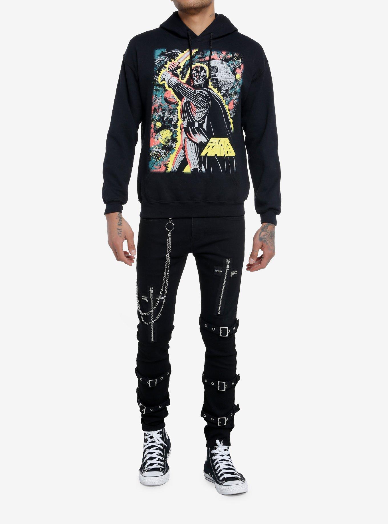 Star Wars Darth Vader Vibrant Hoodie, BLACK, alternate