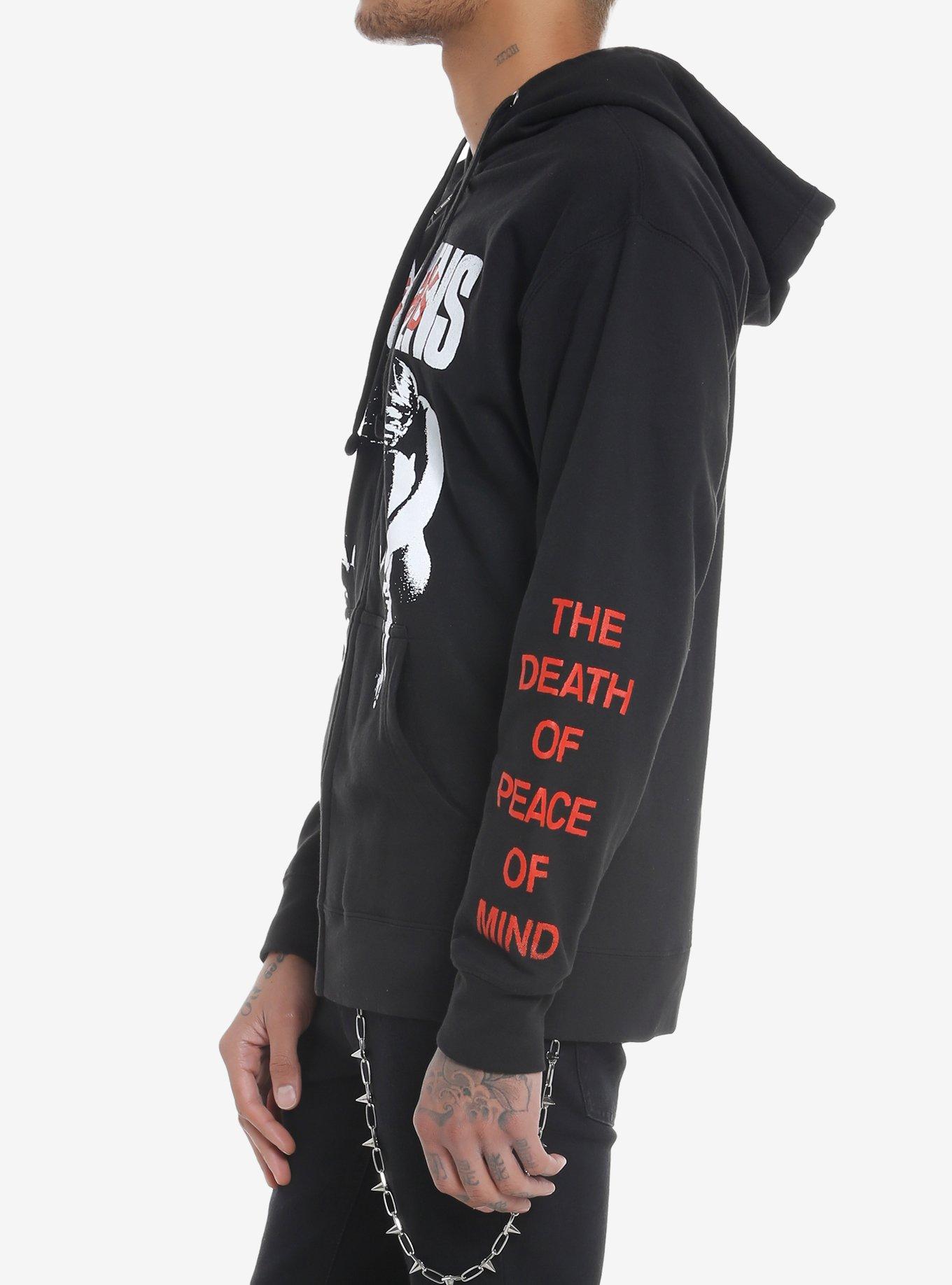 Bad Omens The Death Of Peace Of Mind Mirror Image Hoodie, BLACK, alternate