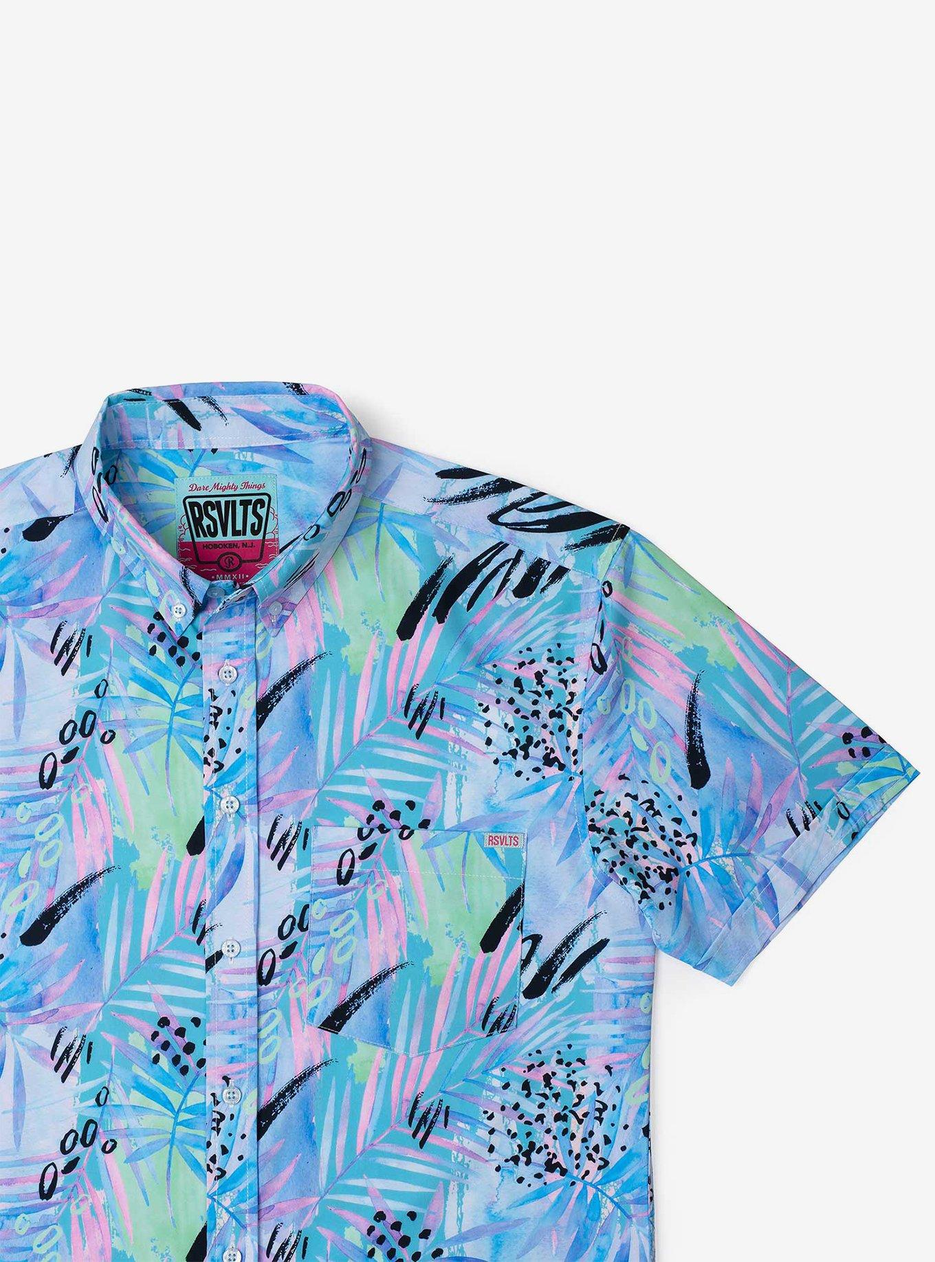 RSVLTS La Croy "Purple Stuff" Button-Up Shirt, PURPLE, alternate
