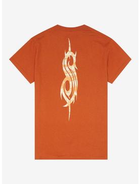 Slipknot Mask Orange Boyfriend Fit Girls T-Shirt, , hi-res