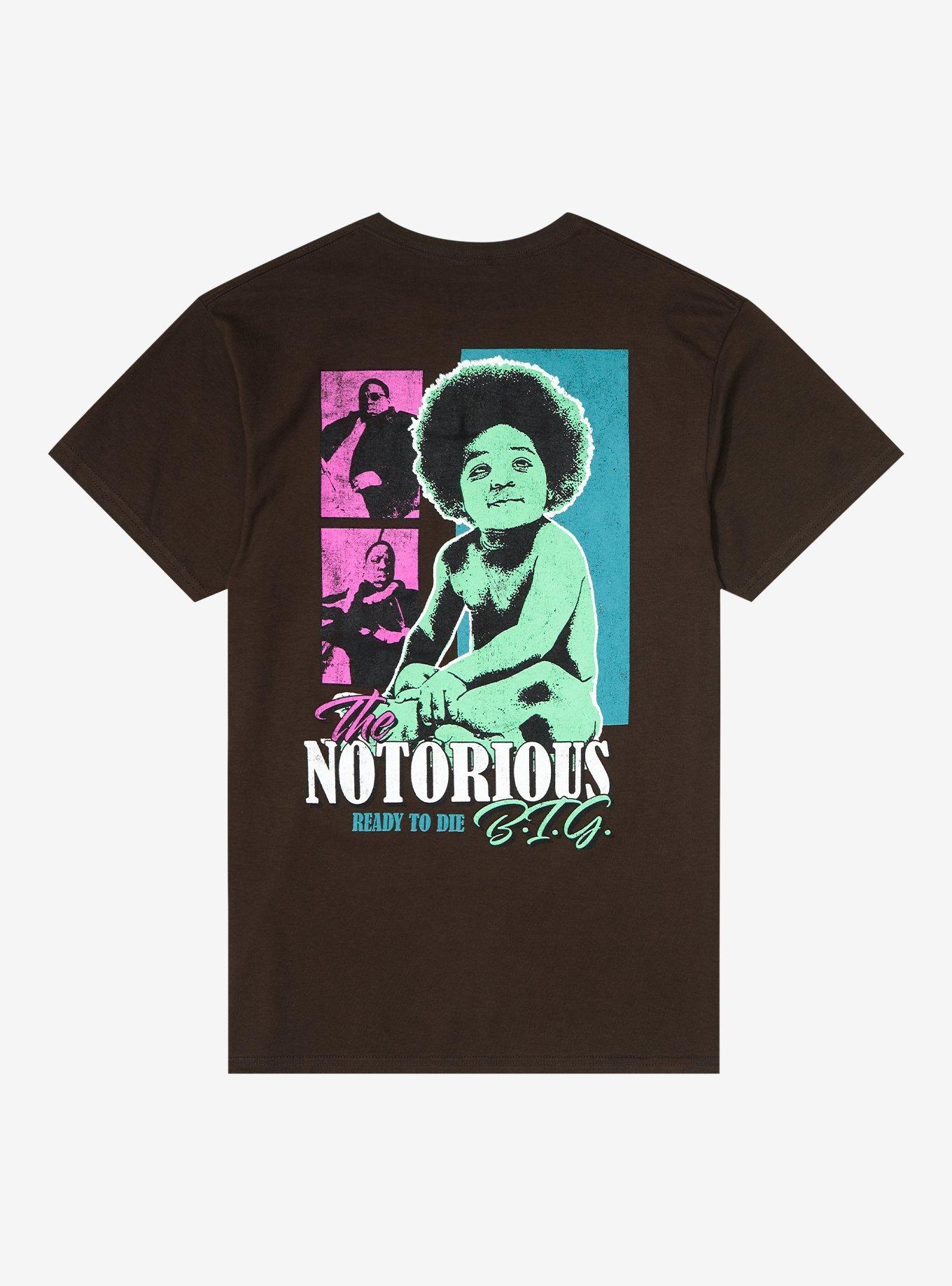 Notorious B.I.G. Ready To Die Boyfriend Fit Girls T-Shirt, DARK CHOCOLATE, alternate