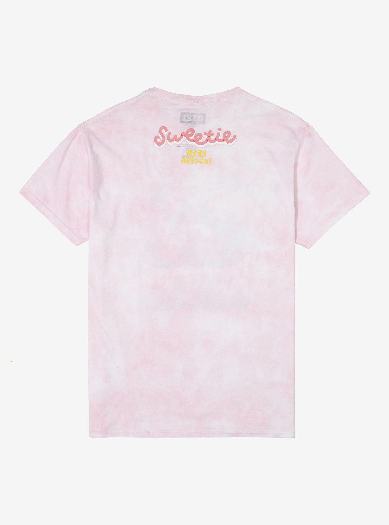 BT21 Characters Cake Tie-Dye Boyfriend Fit Girls T-Shirt, MULTI, alternate