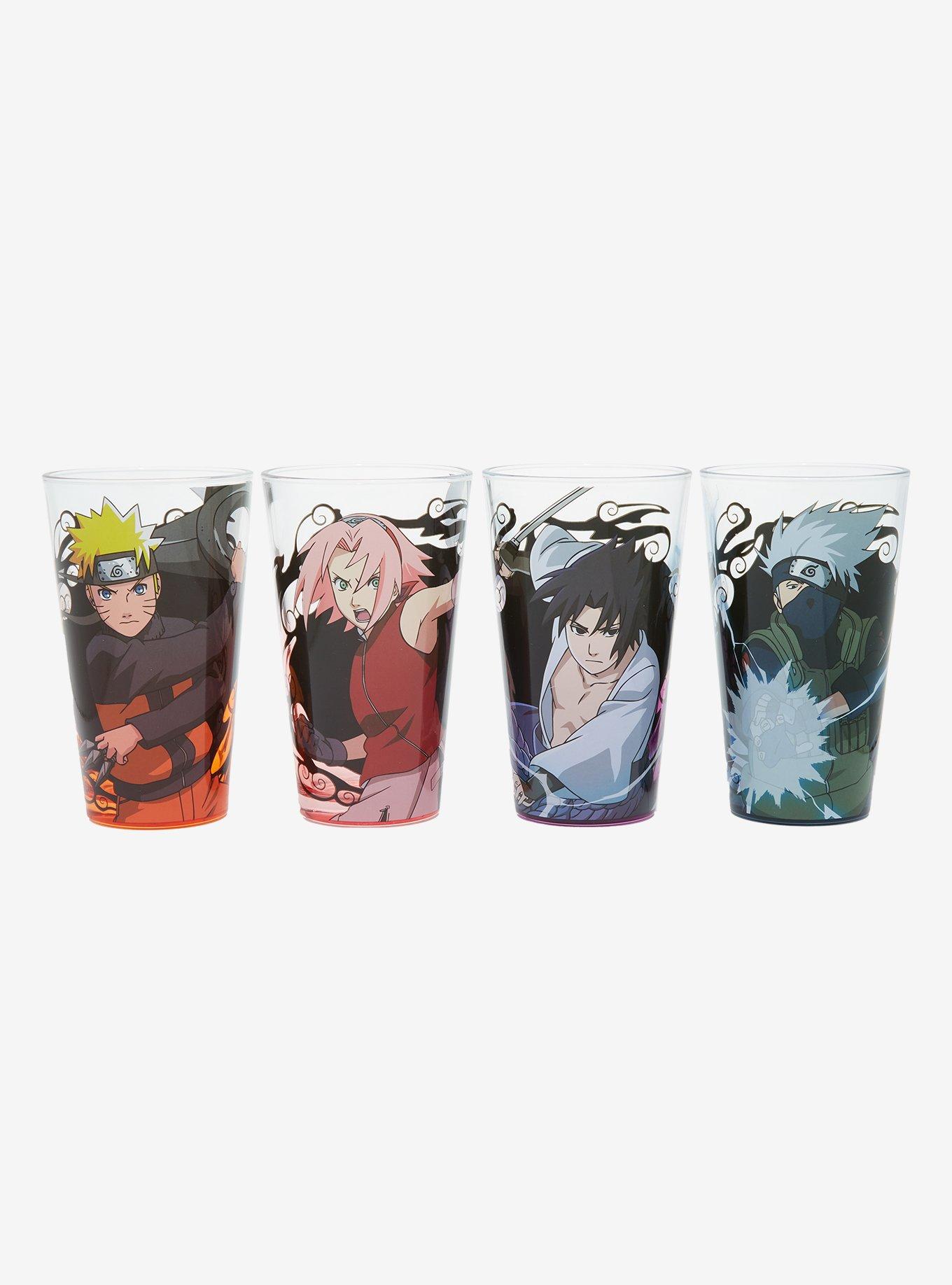 Naruto Shippuden Fighting Characters Pint Glass Set, , alternate