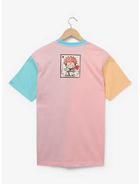 Jujutsu Kaisen x Hello Kitty and Friends Colorblock Character Portraits T-Shirt - BoxLunch Exclusive, , hi-res