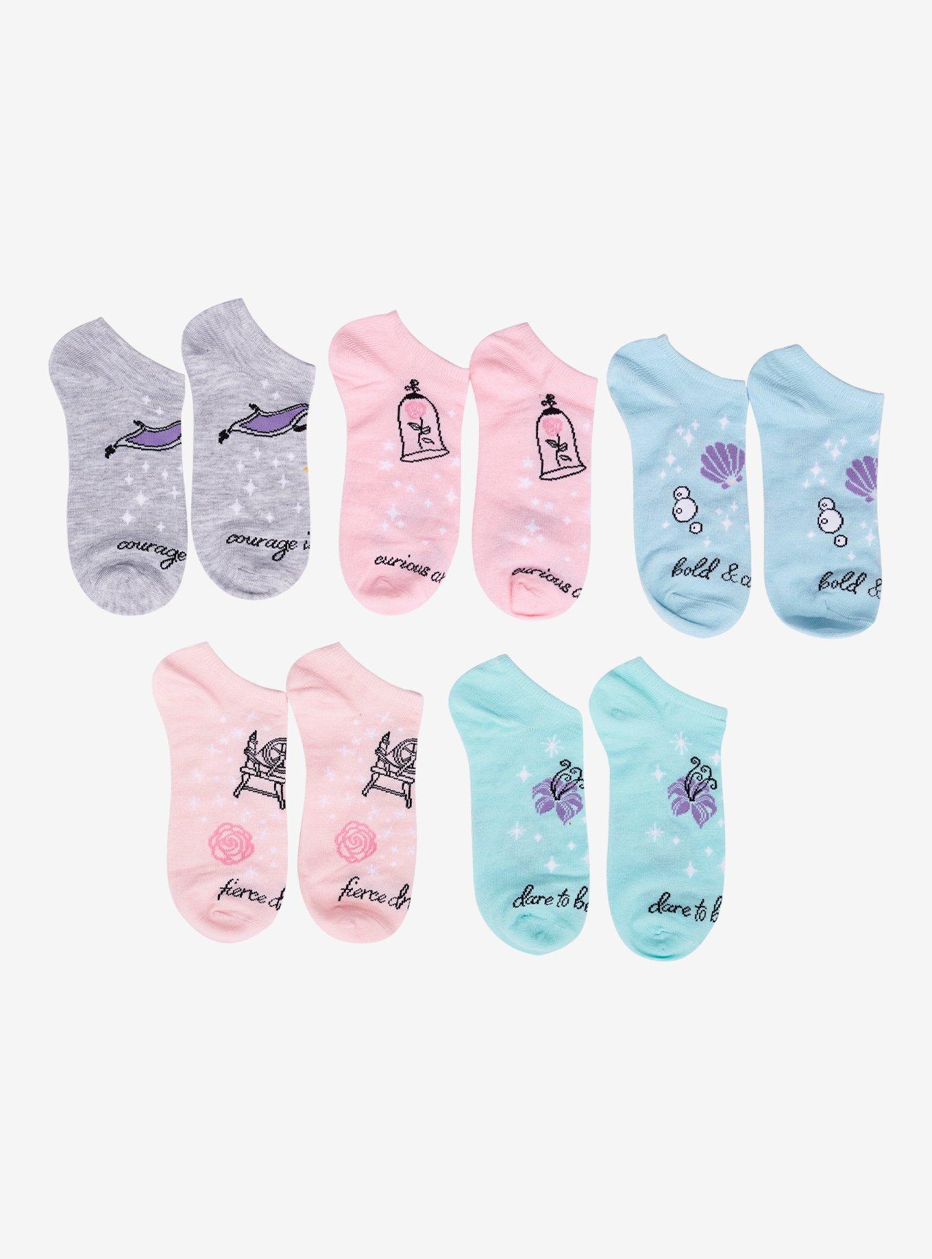 Disney Princess Icons Sock Set, , alternate