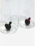 JoyJolt Disney Mickey and Minnie Mouse Heads Glass Set, , alternate