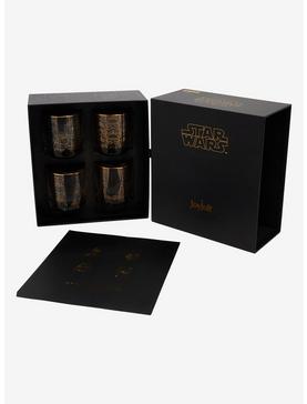 JoyJolt Star Wars Gold Icons Short Glass Set, , hi-res