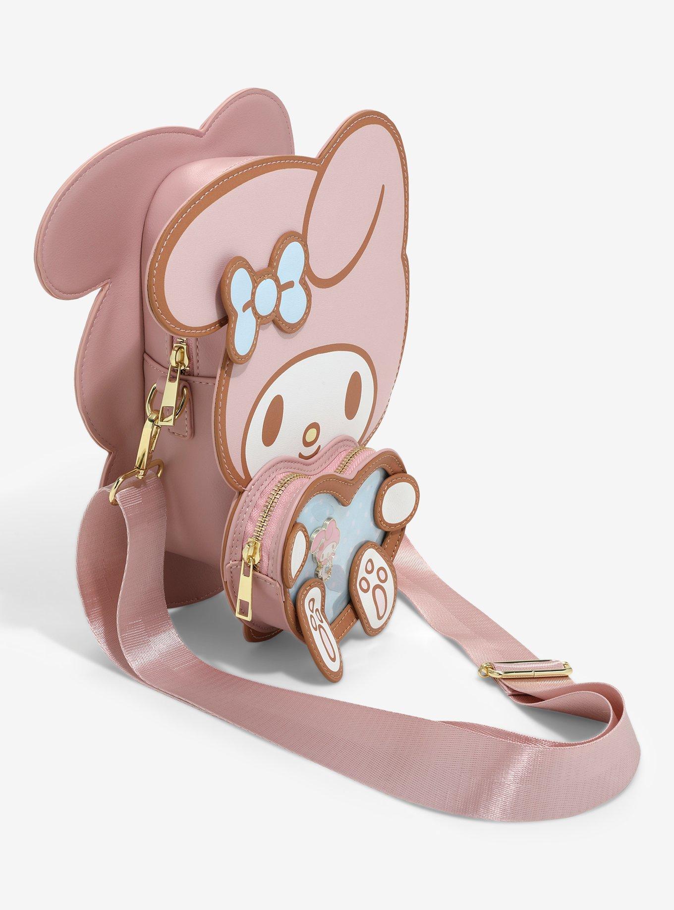 Sanrio My Melody Heart Figural Crossbody Bag - BoxLunch Exclusive, , alternate
