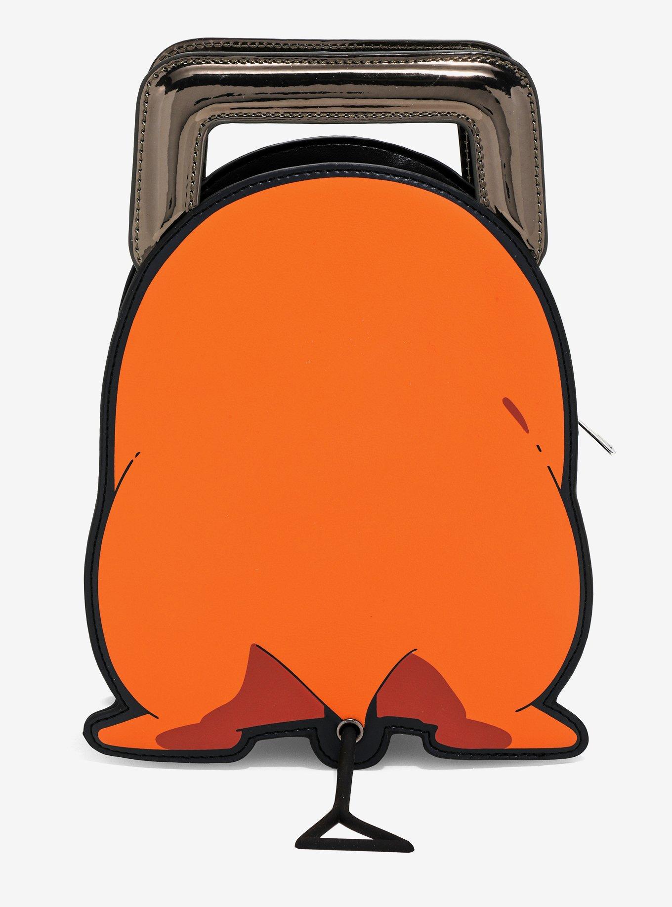 Chainsaw Man Pochita Die-Cut Crossbody Bag &mdash; BoxLunch Exclusive, , alternate