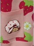 Strawberry Shortcake Allover Strawberry Print Women's Cardigan - BoxLunch Exclusive, LIGHT PINK, alternate