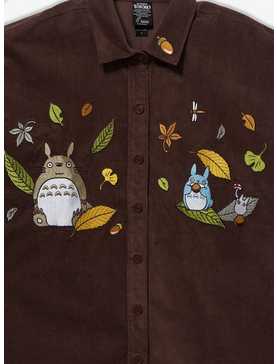 Studio Ghibli My Neighbor Totoro Forest Embroidered Plus Size Overshirt - BoxLunch Exclusive, , hi-res