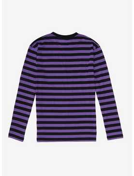 Purple & Black Stripe Long-Sleeve T-Shirt, , hi-res