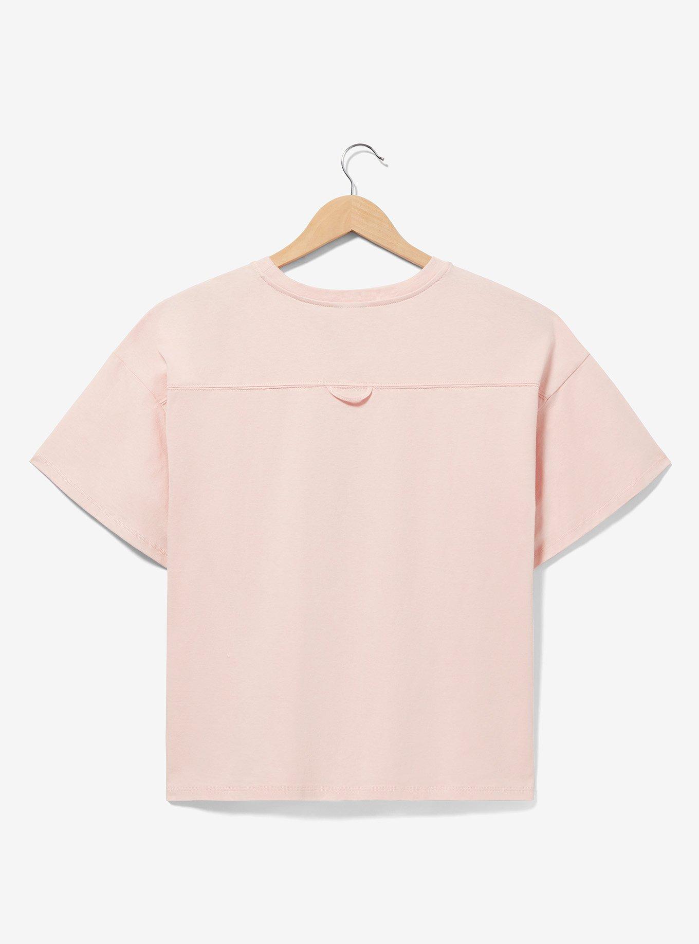 Disney Mulan Lucky Cricket Women's Boxy Fit T-Shirt - BoxLunch Exclusive, LIGHT PINK, alternate