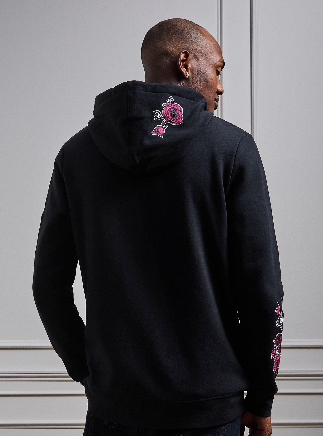 Disney The Nightmare Before Christmas Floral Logo Hoodie - BoxLunch Exclusive, , hi-res